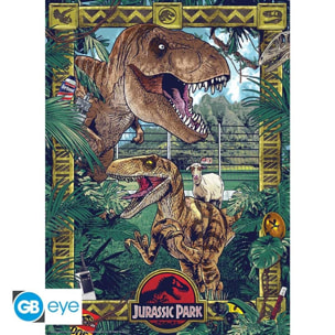 Jurassic Park Set 2 Posters Ingresso o Biodiversità 52 x 38 cm Gbeye