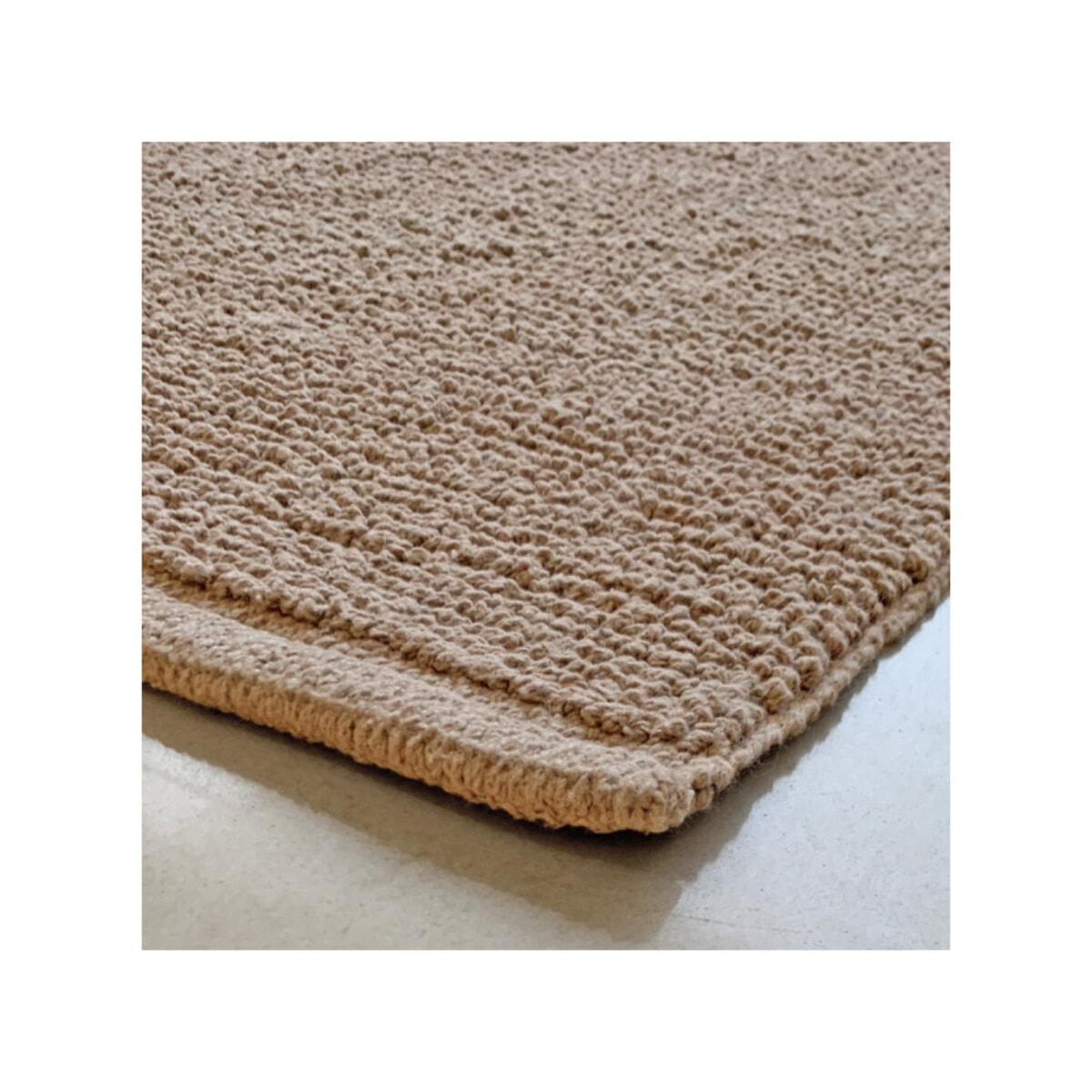 Tapis de salle de bain rectangulaire 40 x 60 cm en coton - 6 coloris - WILLOW