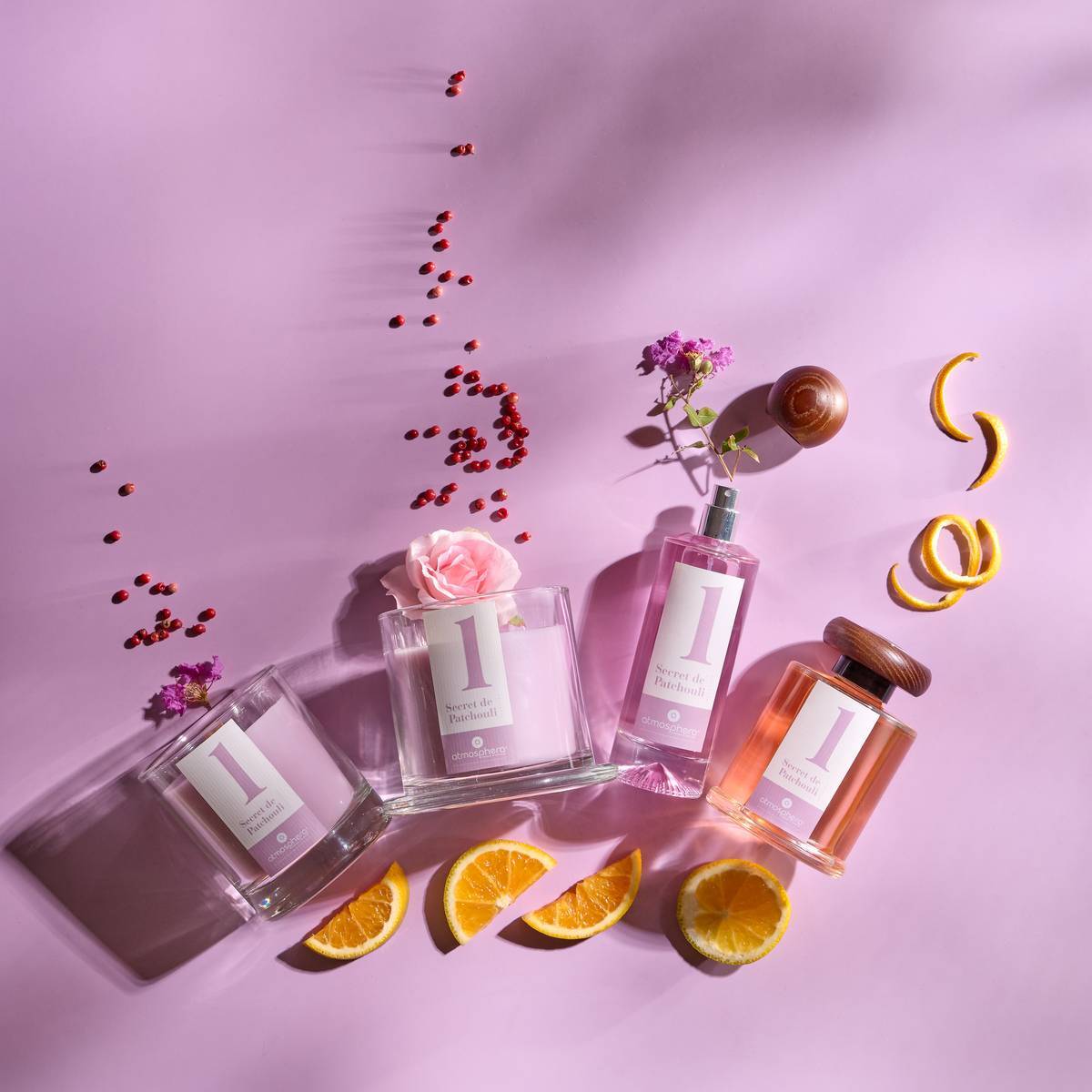 Bougie parfumée 180g Numia Secret de Patchouli