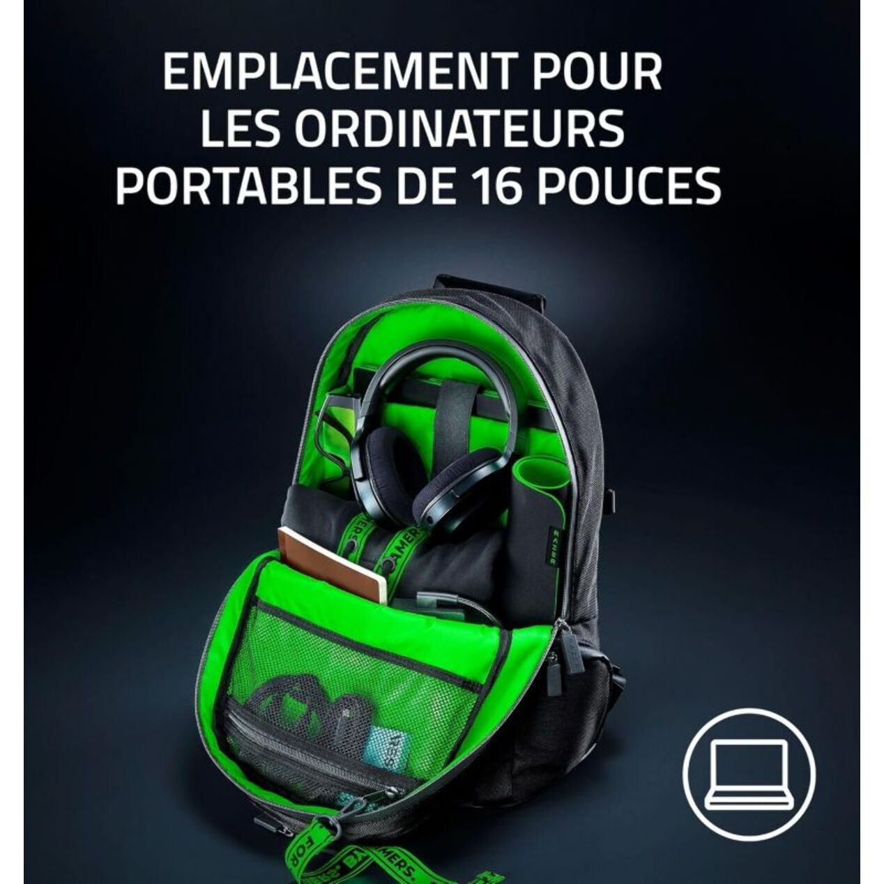 Sac à dos RAZER ROGUE 16'' BACKPACK V3 CHROMATIQUE