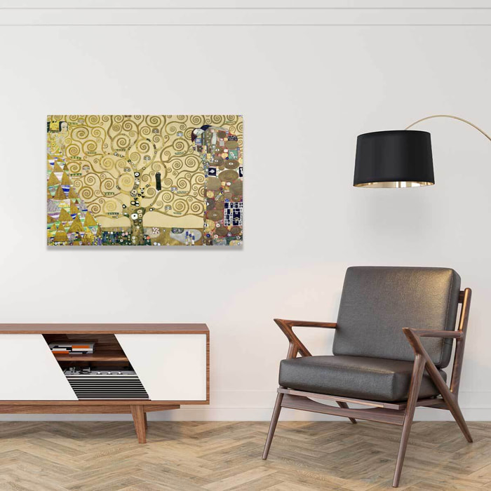 L'arbre de vie -Tableau gustave klimt  Toile imprimée