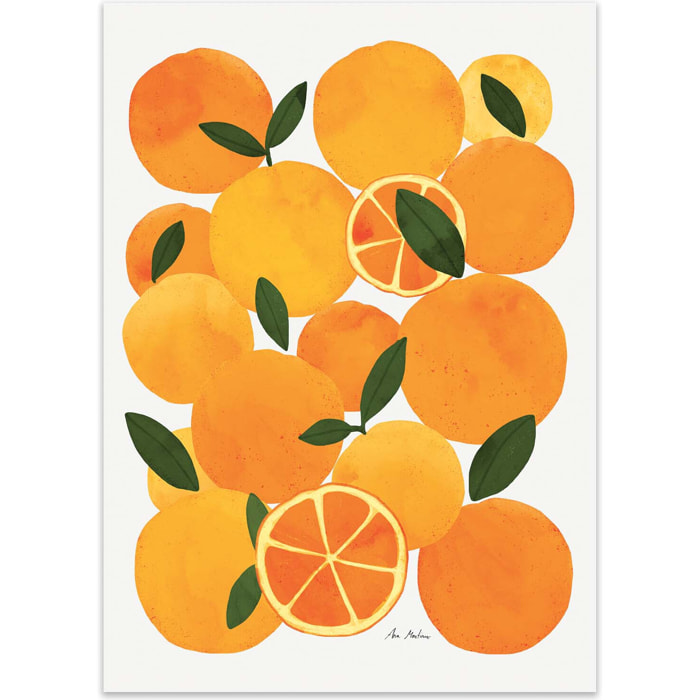 Affiche - Mediterranean oranges - El Buen Limon