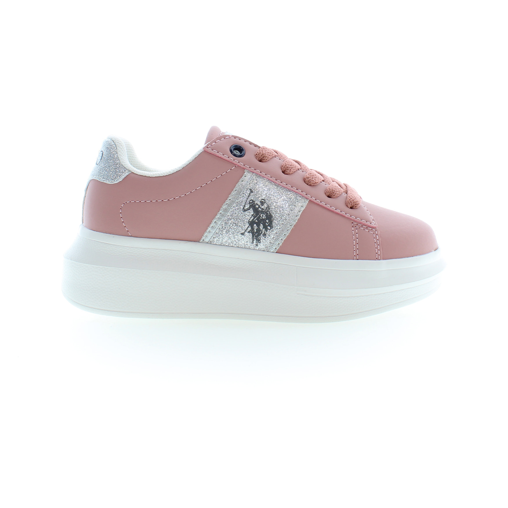 Sneakers U.S. Polo Assn Pink-Silver