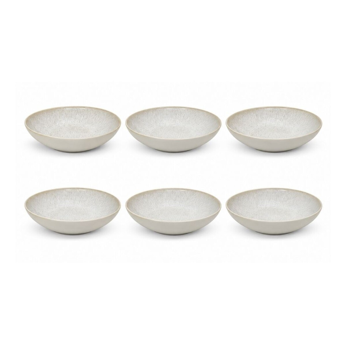 Lot de 6 assiettes creuses, NUAGE