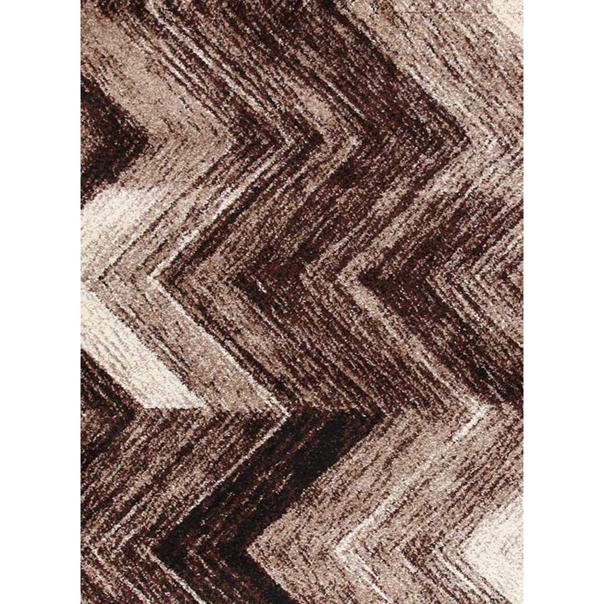 Tapis salon et chambre tissé motif géométrique FICU