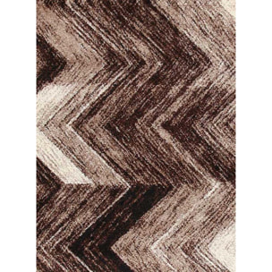 Tapis salon et chambre tissé motif géométrique FICU