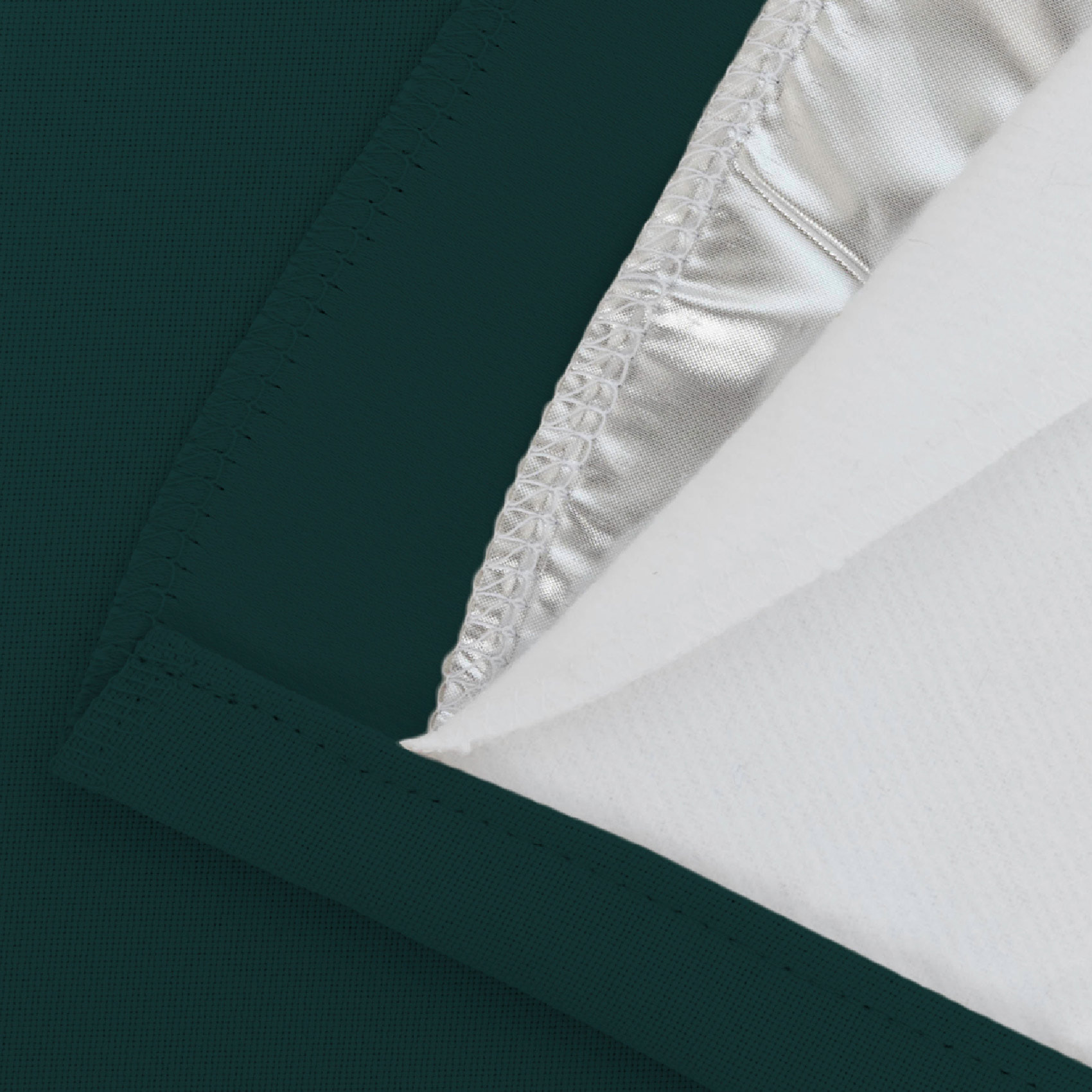 Rideau Phonique Occultant et Thermique 'MOONDREAM' - Vert sapin