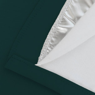 Rideau Phonique Occultant et Thermique 'MOONDREAM' - Vert sapin