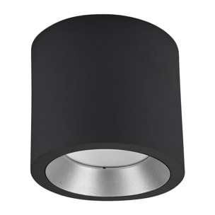 Ledsc4 LedsC4 - Plafón LED Exterior e Interior, Diseño Moderno y Funcional, Eficiencia Energética, IP Protegido, 168mm, Negro, Versátil y Duradero