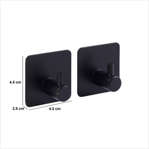 2 patères adhésives "Stiky"