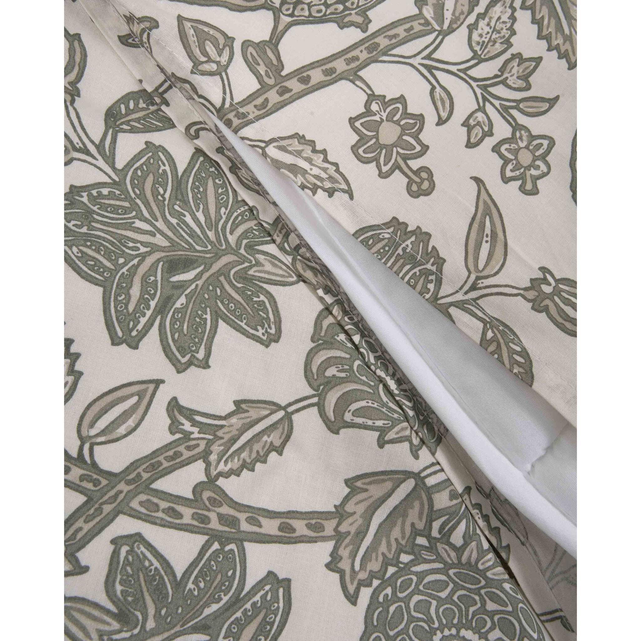 Copripiumino in cotone 100% enelia verde secco