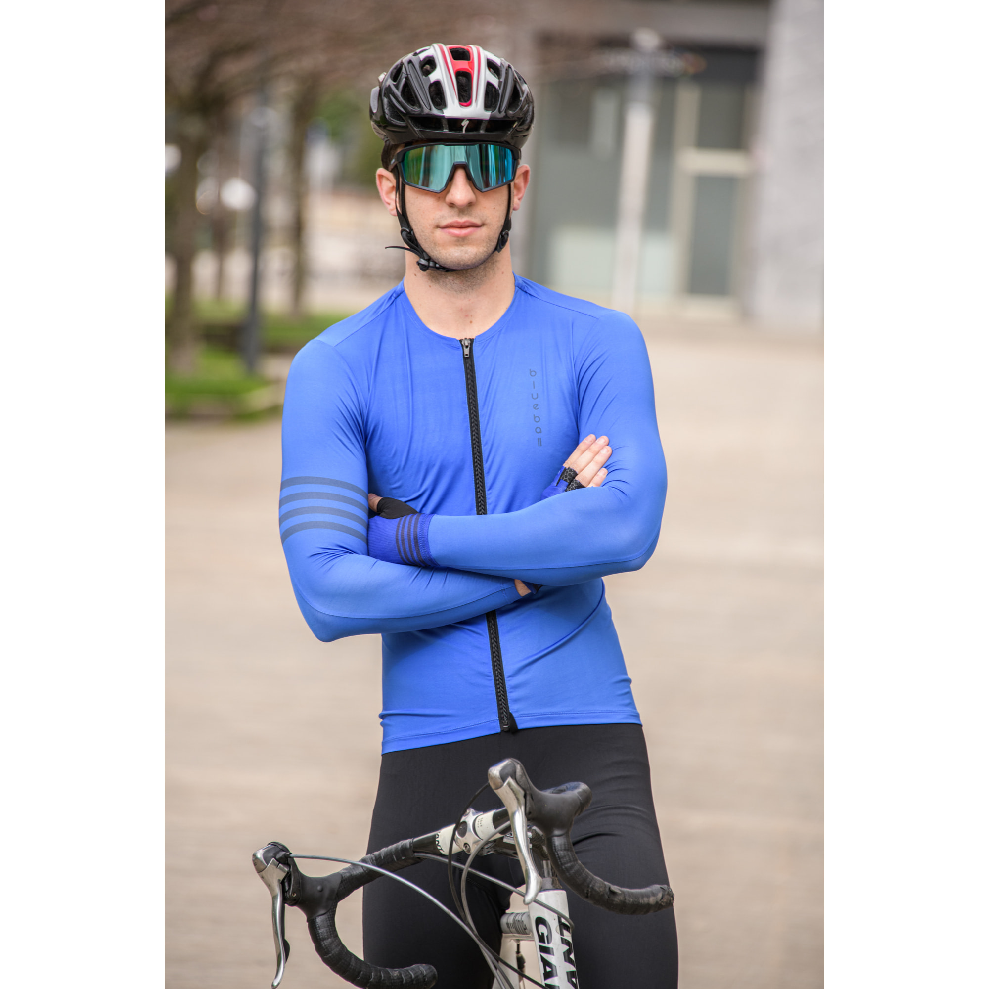 MAILLOT CICLISMO MANGA LARGA PARA HOMBRE BLUEBALL EN AZUL