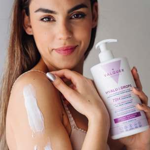 Valquer Hyaludrops Loción Corporal Coco y Algodón – Hidratación 72H - 700 ml