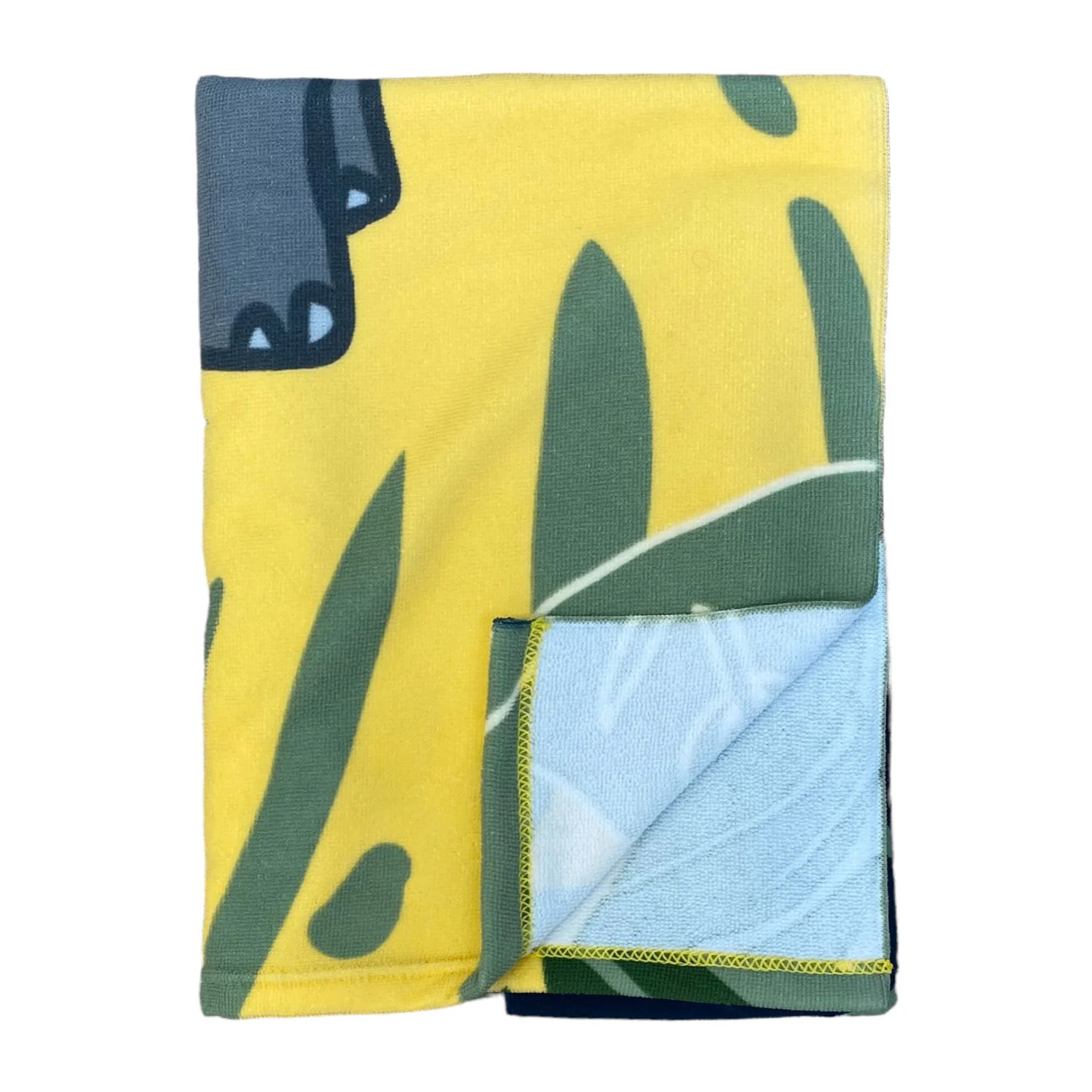 Serviette de plage microfibre enfant - Elephant - 70x140cm - 250g/m²