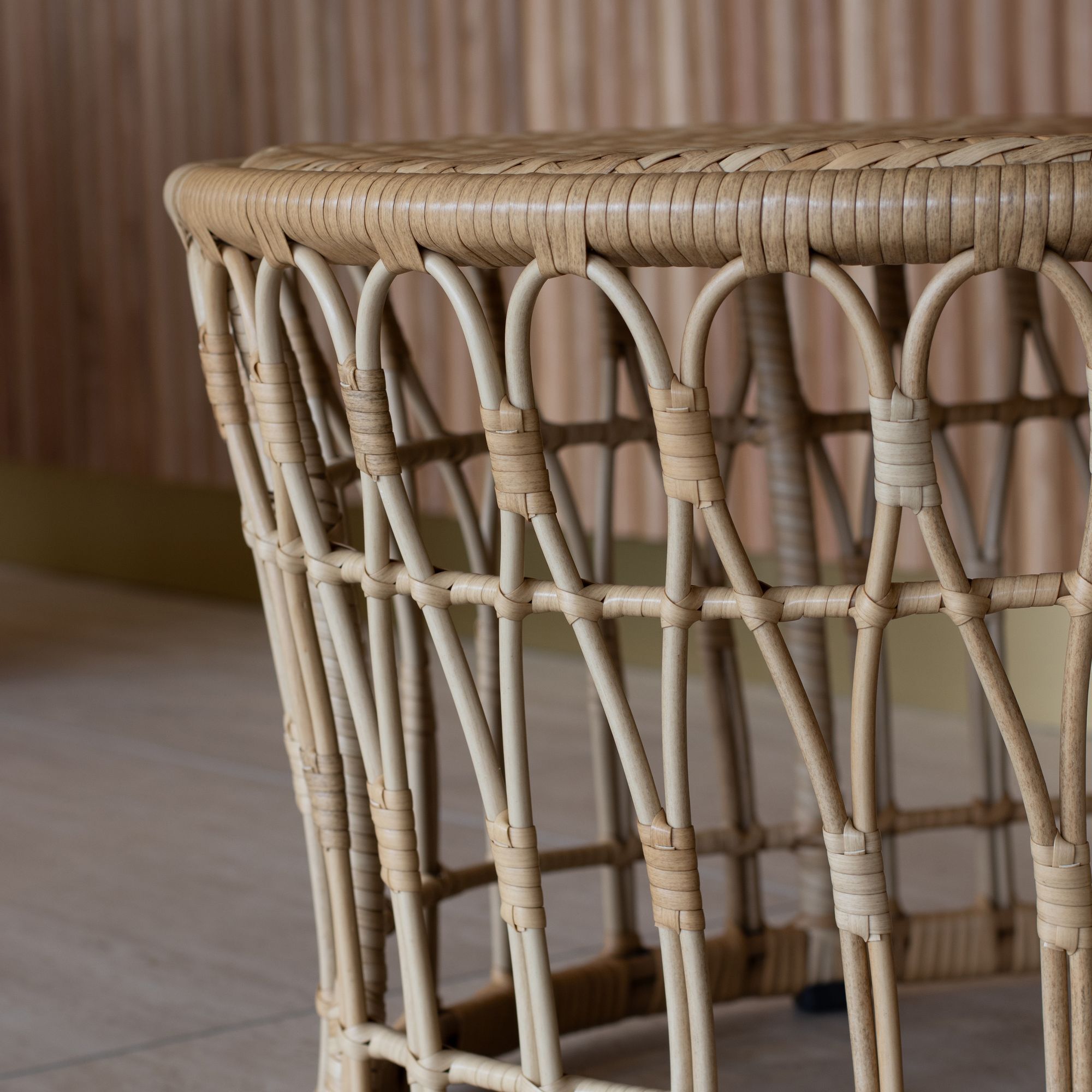 Salon de jardin en rotin tressé et métal  CAYMAN