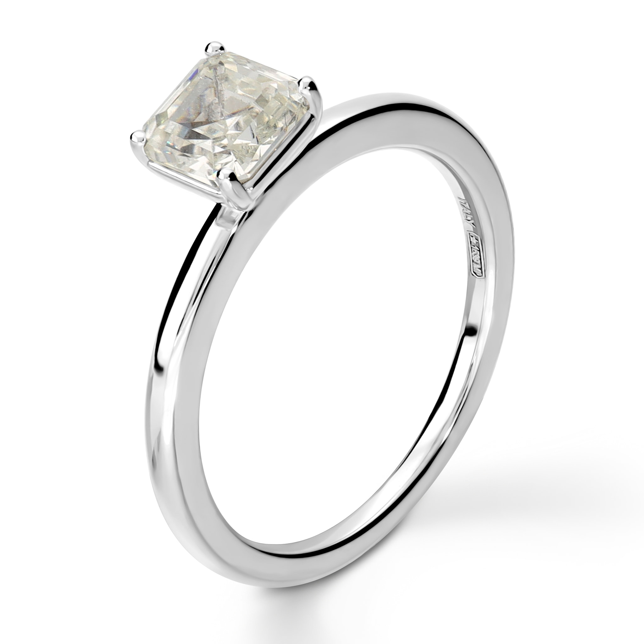 Anello Solitario in Argento 925 con Cubic Zirconia