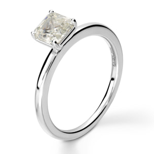 Anello Solitario in Argento 925 con Cubic Zirconia