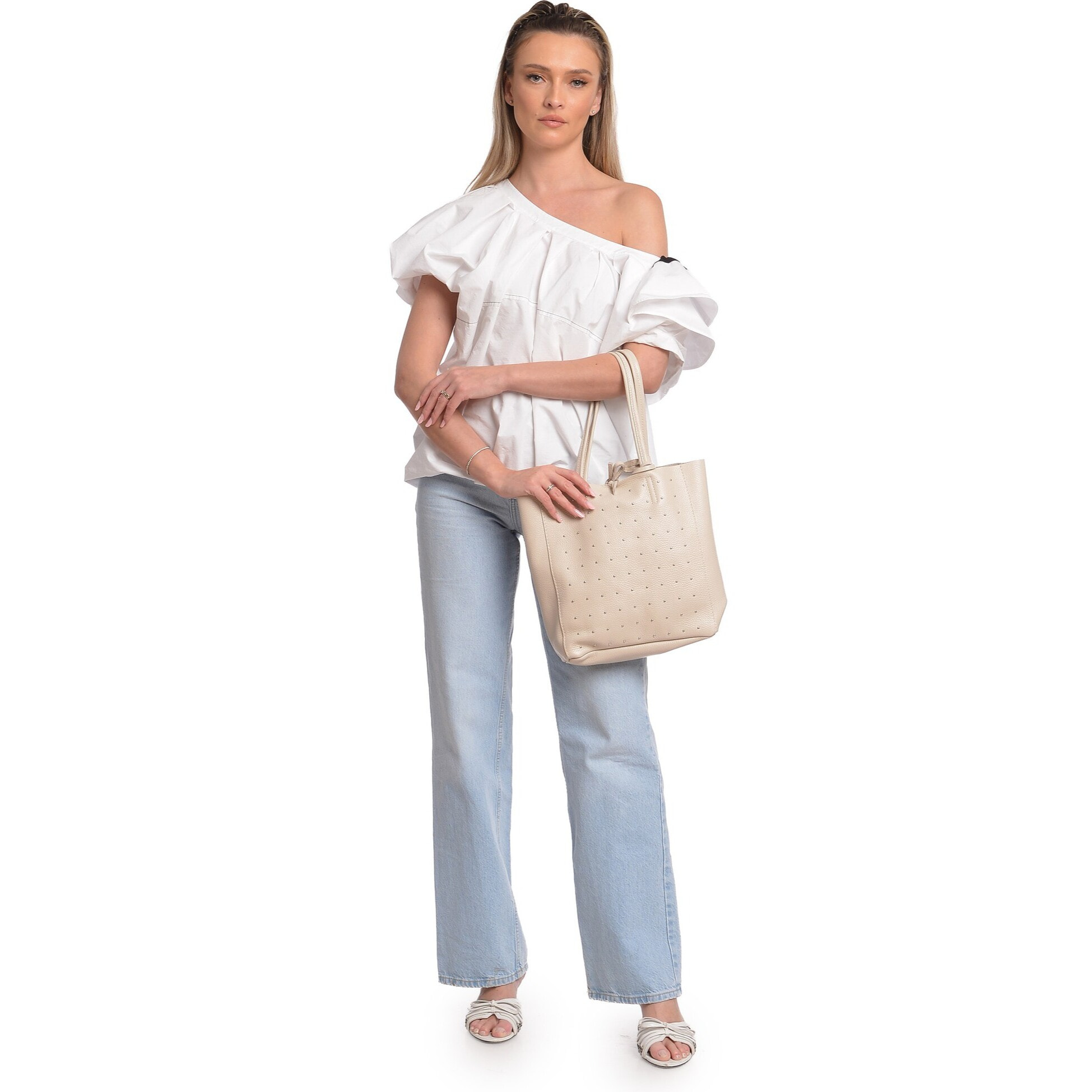 Shopper Anna Luchini Beige
