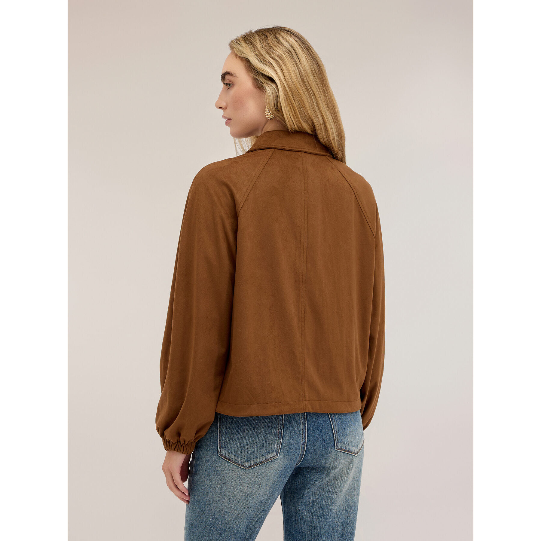 Motivi - Giubbotto con maniche raglan - Marrone