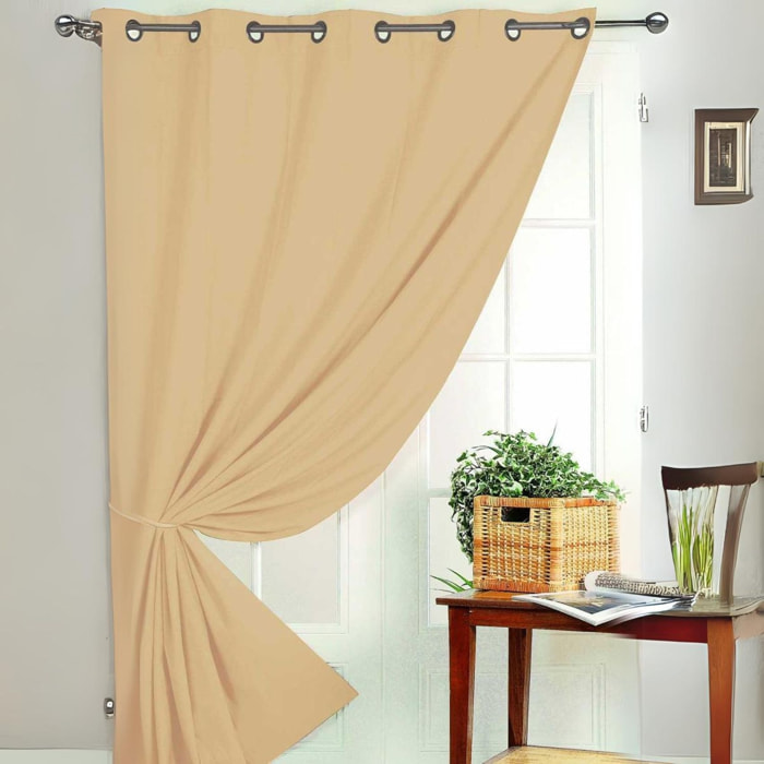 Rideau occultant Non Feu M1 - Beige