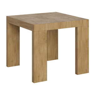 Table Roxell Extensible Chêne Nature 90x90 Allongée 246