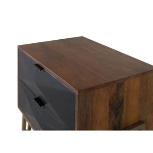 TABLE DE CHEVET - REPOSE-PIEDS DE LIT 61x68x45