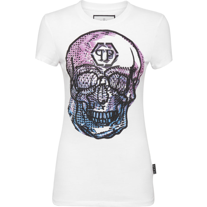 PHILIPP PLEIN T-Shirt Round Neck SKULL