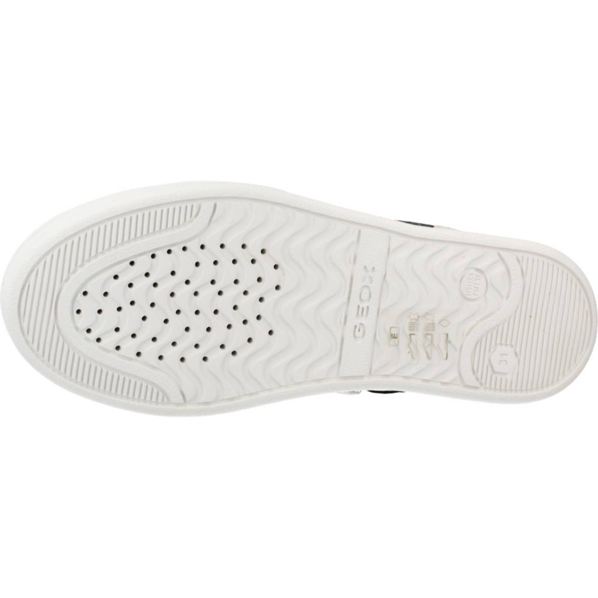 Zapatillas Niño de la marca GEOX  modelo J DJROCK BOY A BLANCO