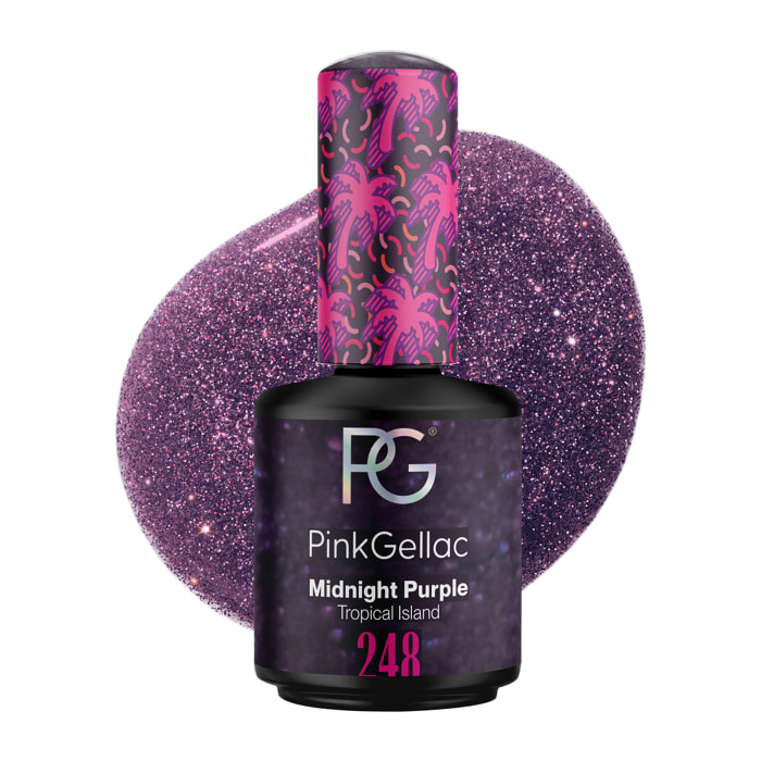Vernis semi-permanent - 248 Midnight Purple - 15 ml