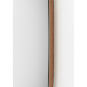 Set de espejos irregulares Singular aglomerado nogal claro 60x47 y 40x32 cm