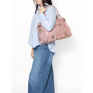 Borsa a spalla da donna - Modello Elara - Vera pelle - 41.0 x 28.0 x 13.0 cm