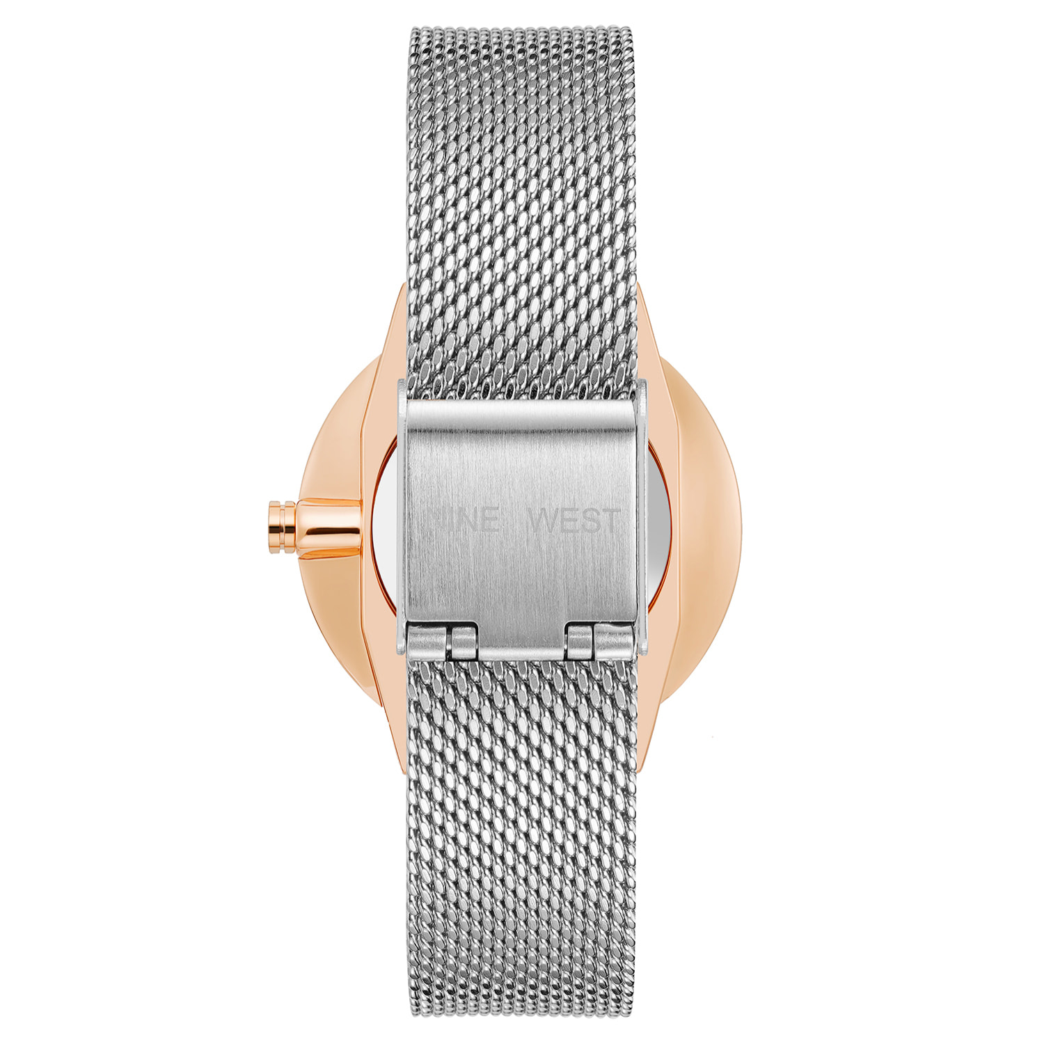 Reloj Nine West NW-2669GYRT Mujer Analogico Cuarzo con Correa de Acero inoxidable