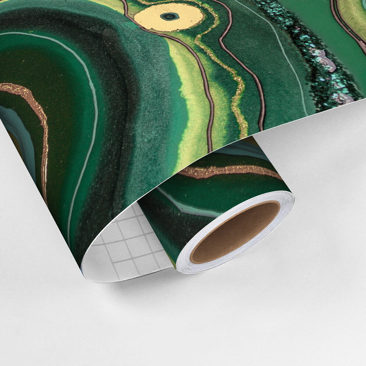 Rouleau revêtement adhésif imperméable - Sticker lavable plan de travail - ÉPOXY TUNDRA