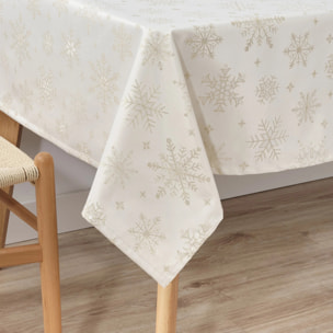 Nappe en tissu jacquard fil d'or PSC4821