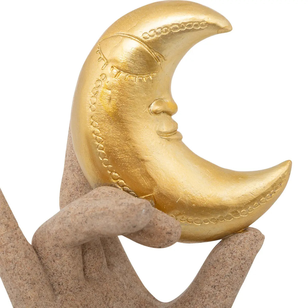 Main déco Samina H.21cm résine assorti