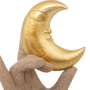 Main déco Samina H.21cm résine assorti