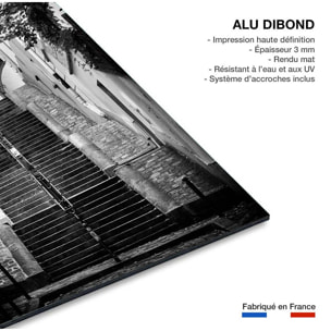 Tableau Paris rue de Montmartre Tableau alu Dibond