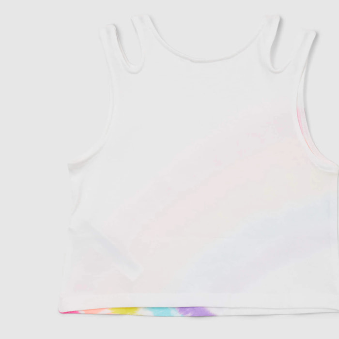 Top arcobaleno tie dye