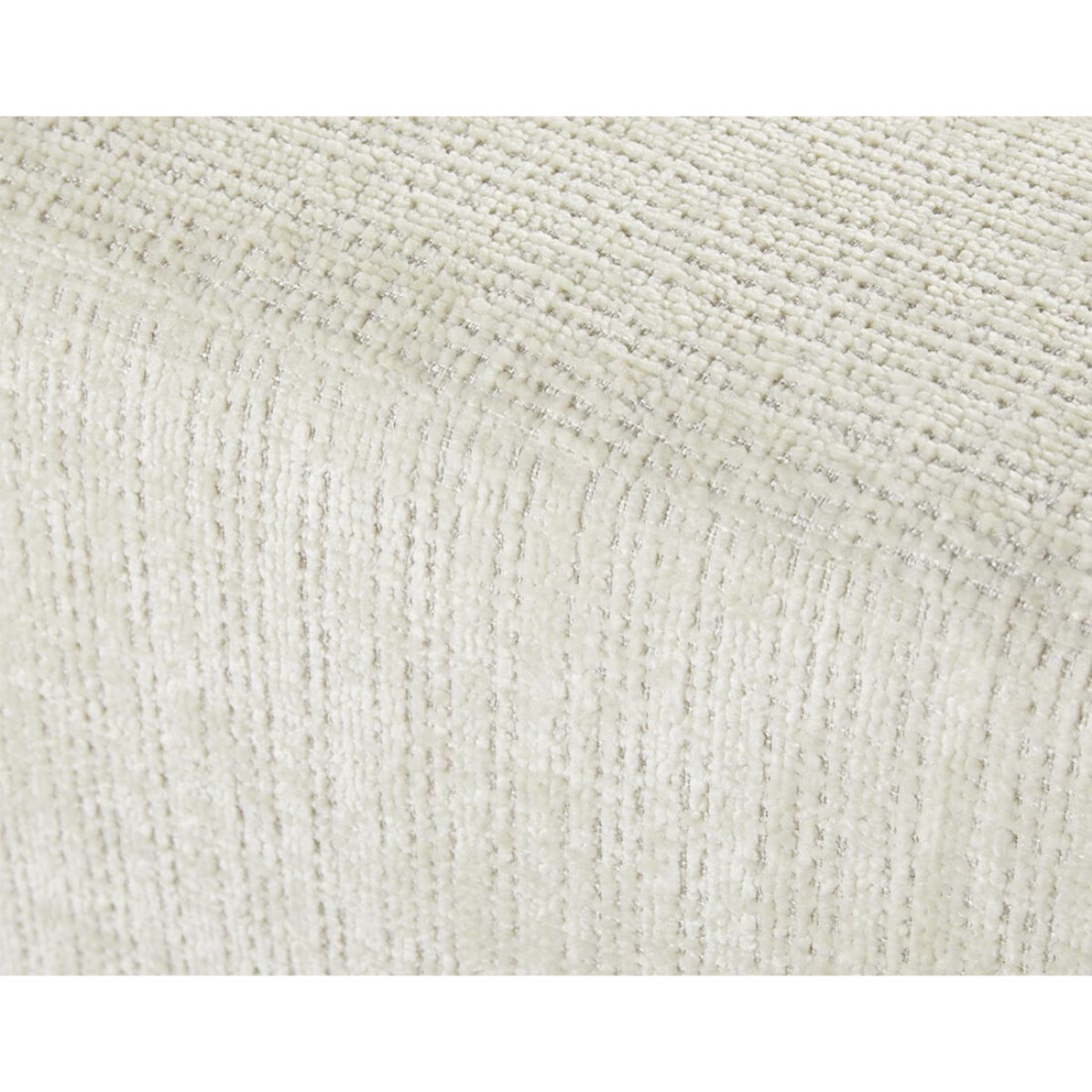 Miro - canapé droit 3 places - convertible avec coffre - en velours texturé - Beige