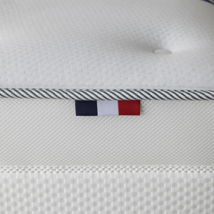 Matelas mousse MEMORIA 31 cm Mémoire de forme 10 cm fabrication française