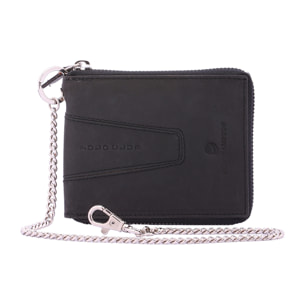 Portafoglio  da uomo In Vera pelle Made in Italy 10x12x3 cm