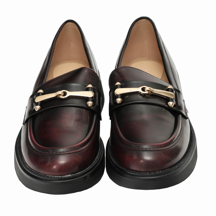 Mocassini con accessorio - tacco 4,0 cm