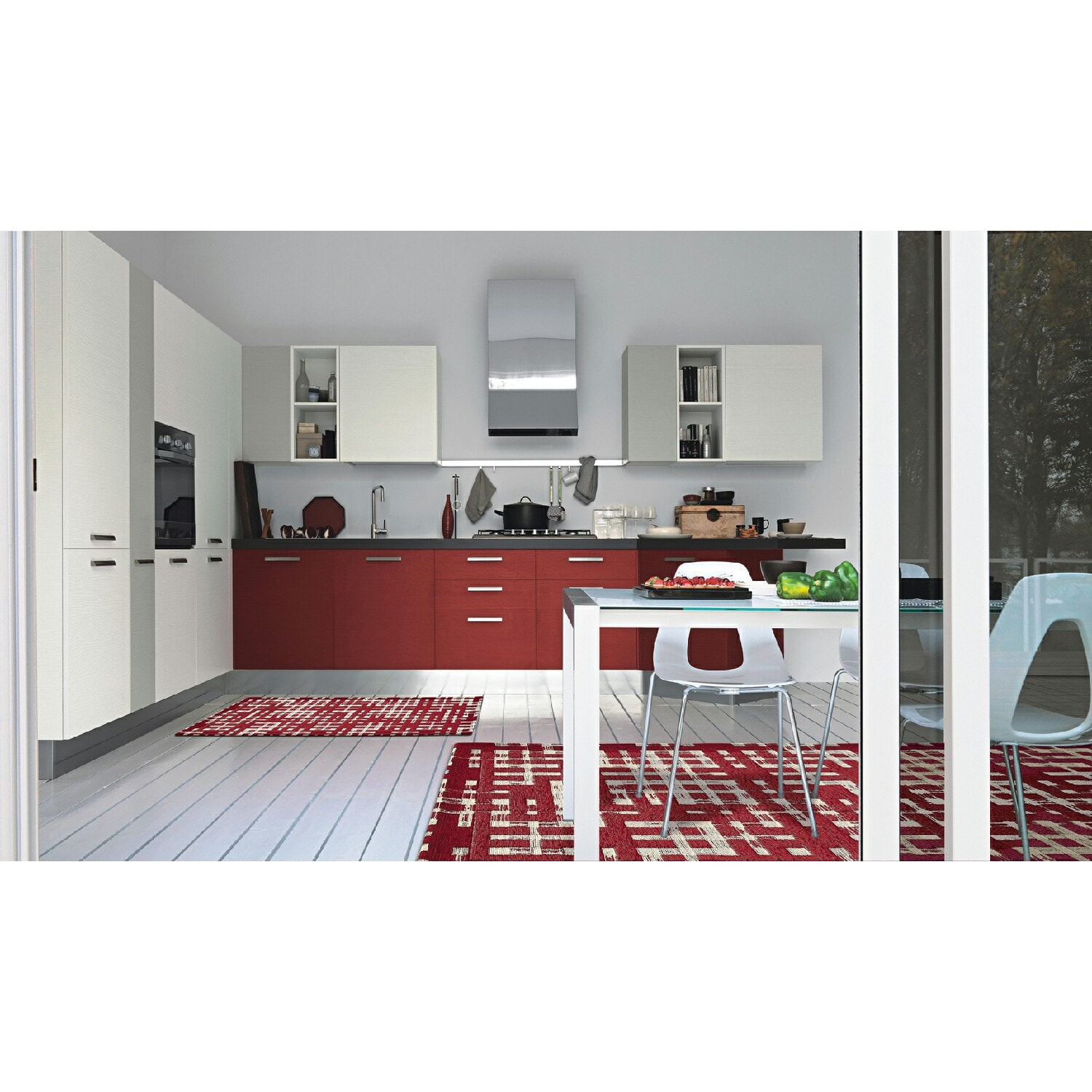 Tappeto Cucina Rubino