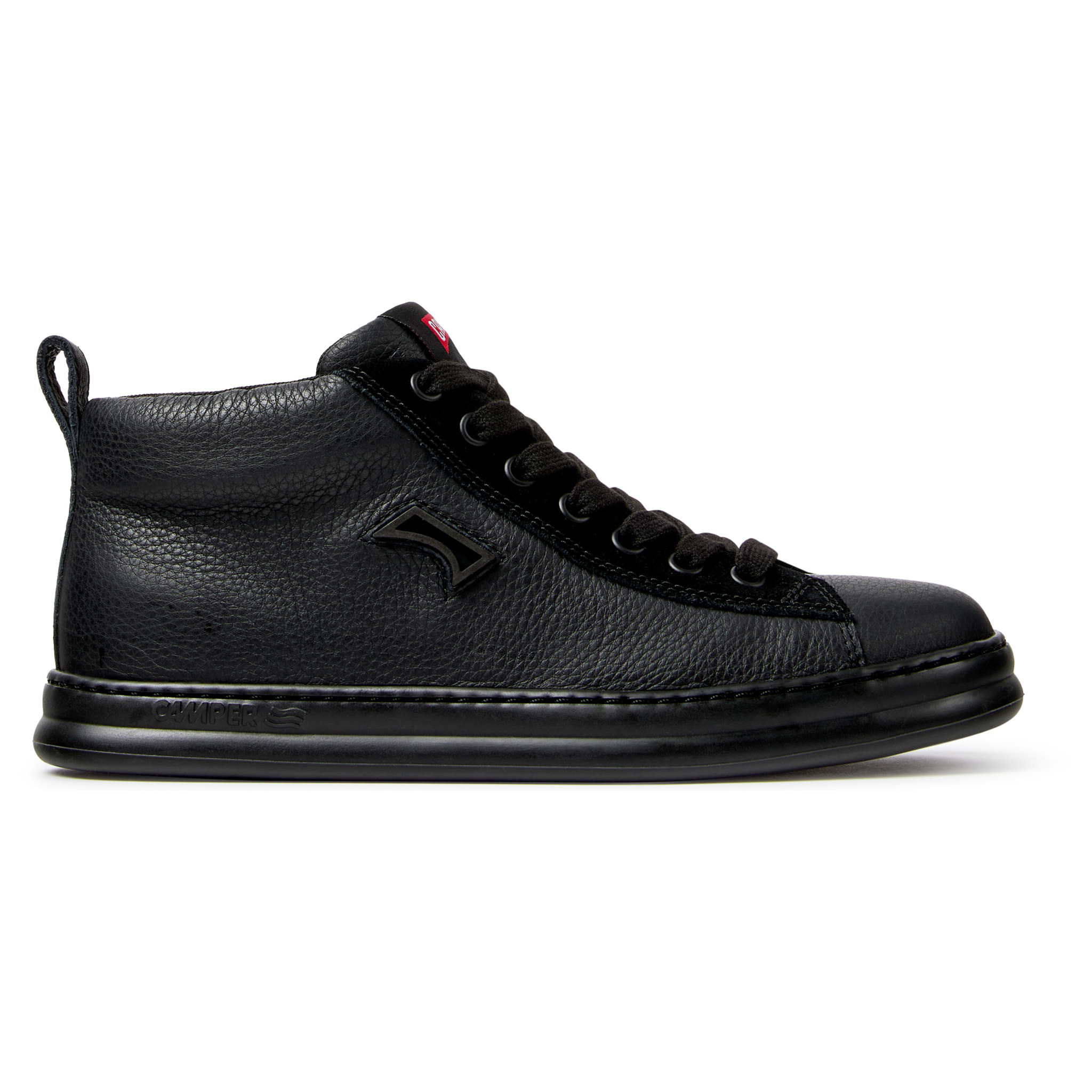 Sneaker-Bootie - CAMPER Runner Four - Negro - Piel lisa