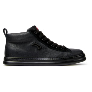 Sneaker-Bootie - CAMPER Runner Four - Negro - Piel lisa