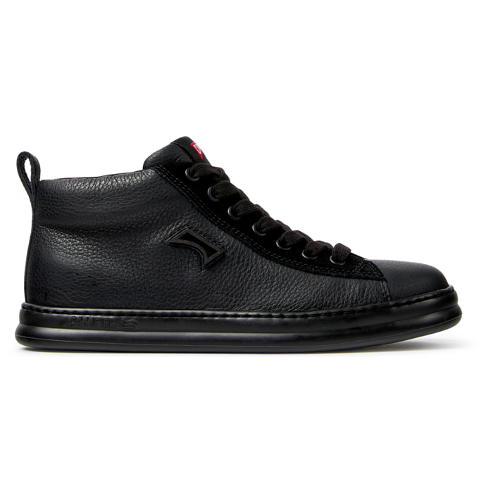 Sneaker-Bootie - CAMPER Runner Four - Negro - Piel lisa