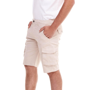 Shorts cargo minimalistas para hombre