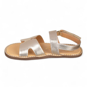 SANDALIA BAREFOOT PIEL CHETTO PALA ORO