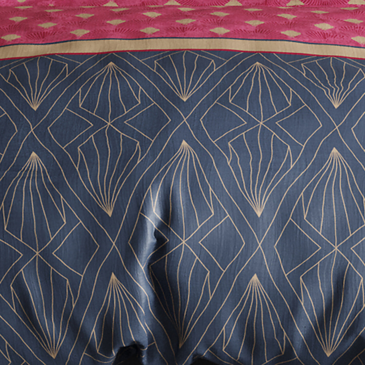 Parure housse de couette + taie(s) 100% coton 57 fils lily