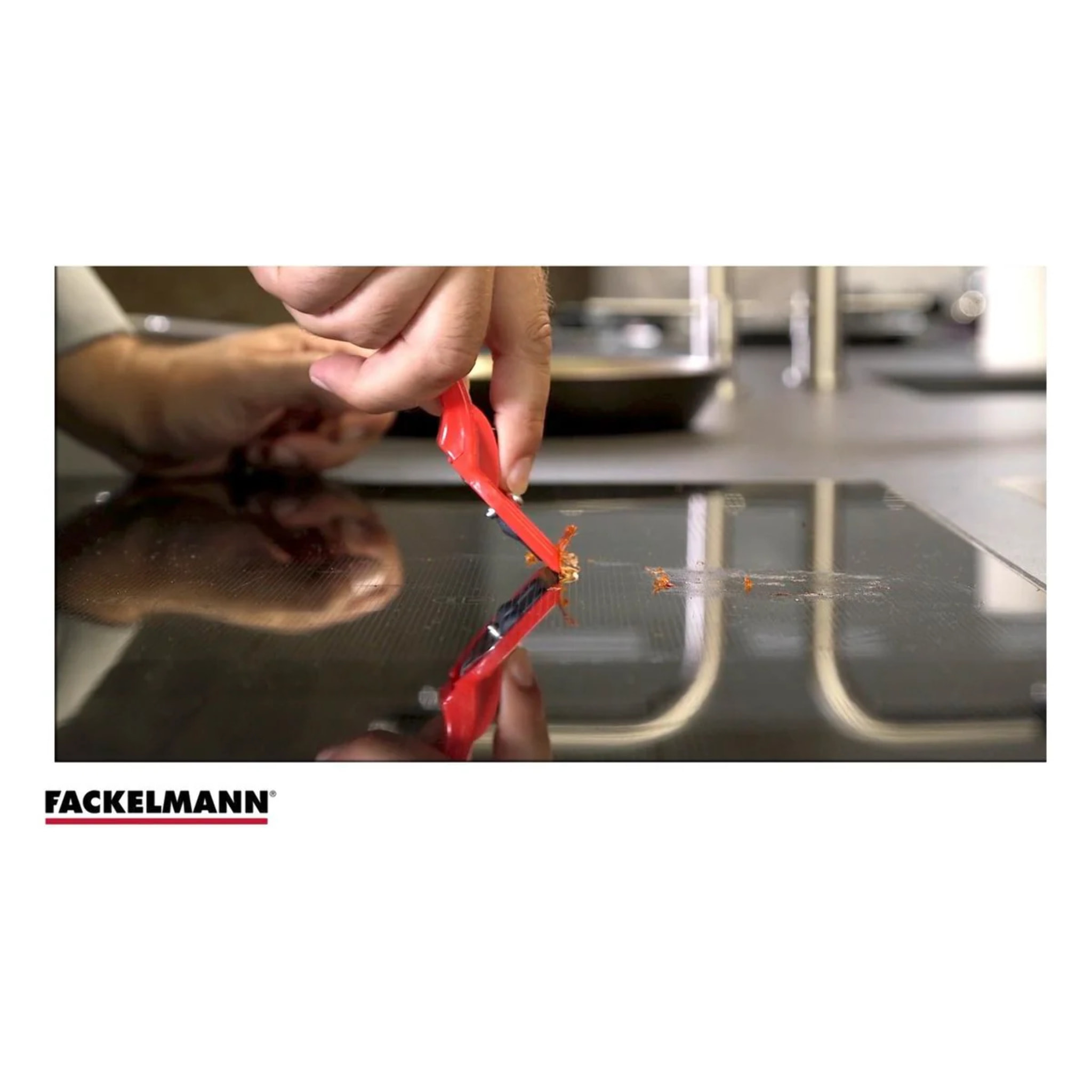 Lot de 2 racloirs de nettoyage avec 2 ustensiles de cuisine Fackelmann Tecno